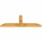 Ekena Millwork Portland Rough Sawn Timber Gable Bracket, Western Red Cedar, 72"W x 27"H x 4"D x 6"F, 9/12 Pitch GBW072X27X0406POR00RWR - alternate 2